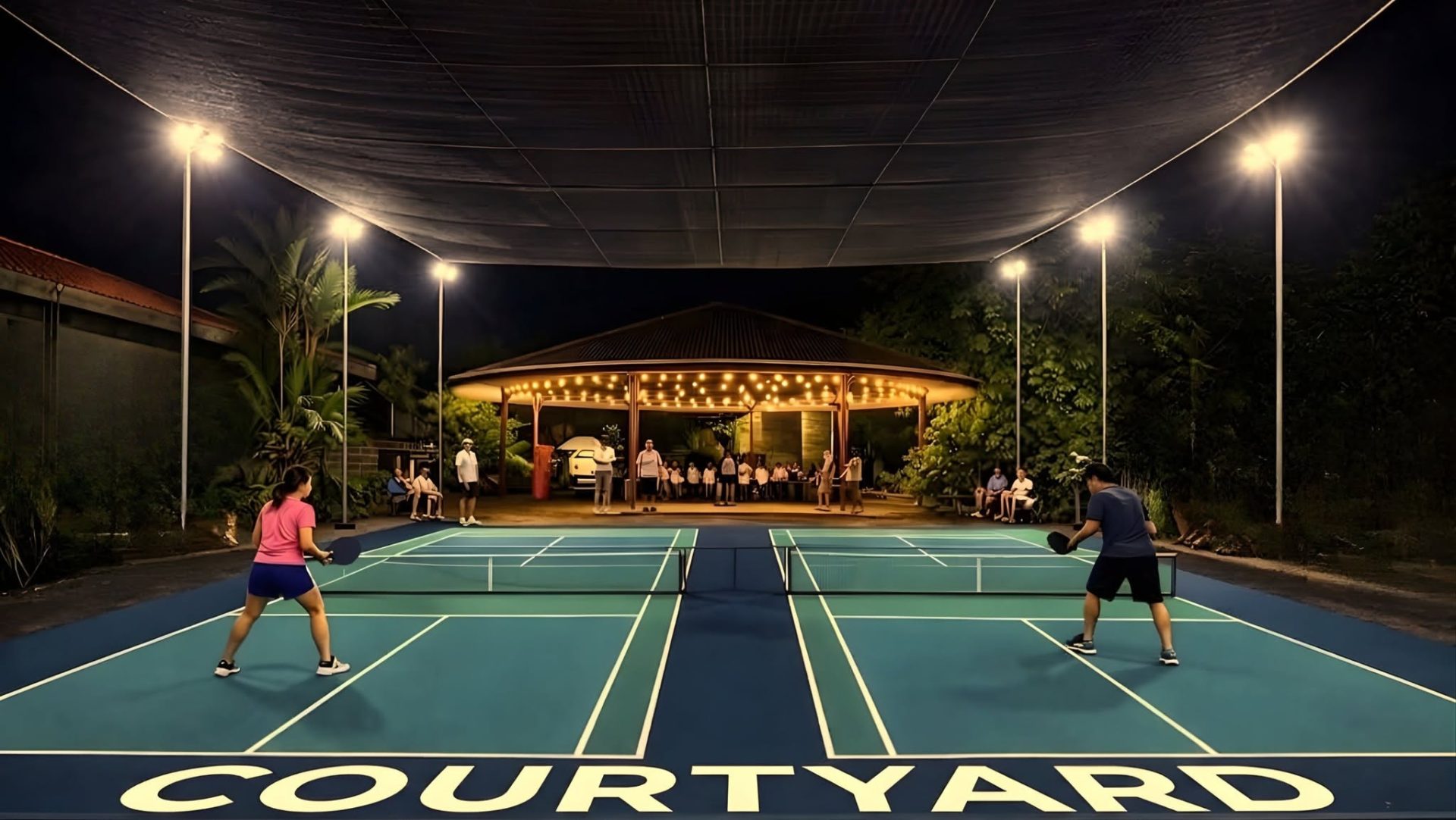 Courtyard Medina Pickleball pickleball court in Medina